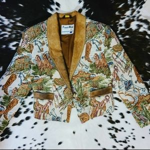 Vintage unique Pioneer Wear blazer